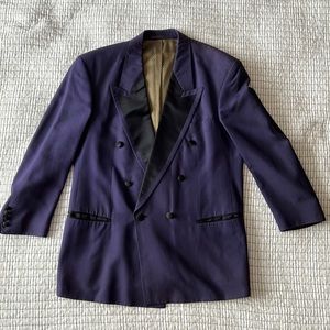 Hugo Boss Purple Silk Tuxedo